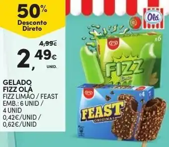 Continente Gelado Fizz Olá 6 Unid/ 4 Unid promoção