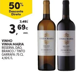 Continente Vinho Vinha Maria 75cl promoção