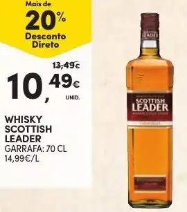 Continente Whisky Scottish 70cl promoção