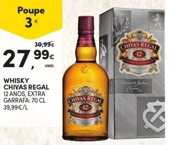 Continente Whisky Chivas Regal 70cl promoção