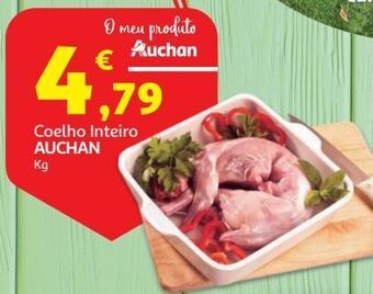 Auchan Coelho inteiro auchan:kg promoção
