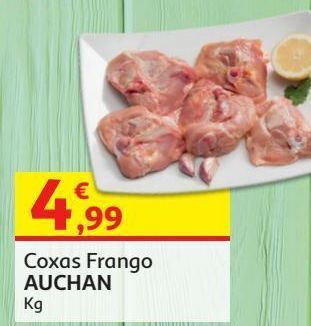 Auchan Coxas de frango auchan:kg promoção