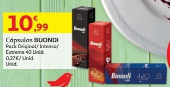 Auchan Cápsulas buondi promoção