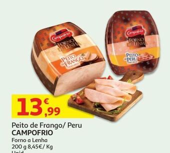 Auchan Peito de frango campofrio promoção