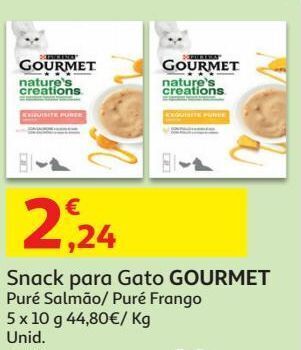 Auchan Snack gato gourmet promoção
