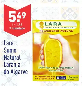 ALDI Lara Sumo Natural Laranja do Algarve 3L promoção