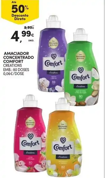 Continente Amaciador Comfort Creations 80 Doses promoção