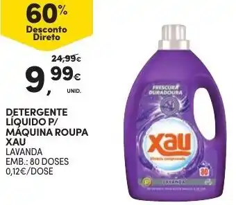 Continente Detergente Líquido p/Máquina Roupa Xau 80 Doses promoção