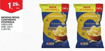 Continente Batatas Fritas Continente Poupança 240g promoção