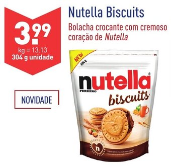 ALDI Nutella Biscuits 304g promoção