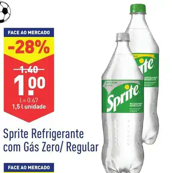 ALDI Sprite Refrigerante com Gás Zero/Regular 1,5L promoção
