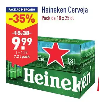 ALDI Heineken Cerveja 7,2L promoção