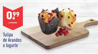 ALDI Tulipa de Arandos e Iogurte promoção