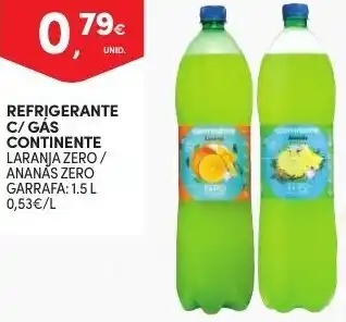 Continente Refrigerante C/Gás Continente 1,5L promoção