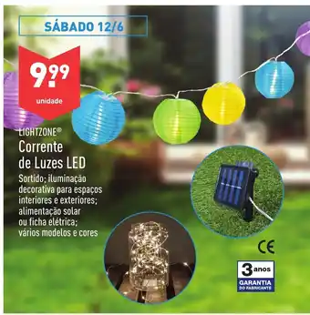 ALDI Corrente de Luzes LED promoção