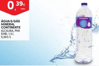 Continente Água S/Gás Mineral Continente 1,5L promoção