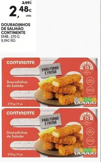 Continente Douradinhos de Salmão Continente 270g promoção