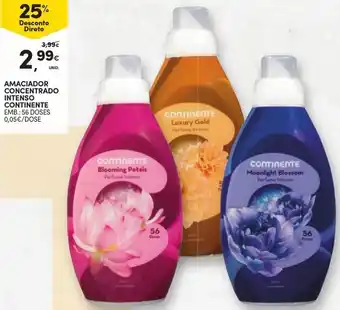 Continente Amaciador Concentrado Intenso Continente 56 Doses promoção