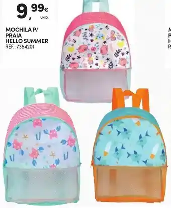 Continente Mochila P/Praia Hello Summer promoção