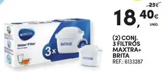 Continente Conj. 3 Filtros Maxtra+ Brita promoção