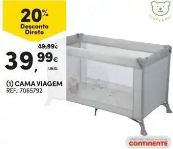 Continente Cama Viagem promoção