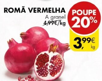 Pingo Doce Romã Vermelha promoção
