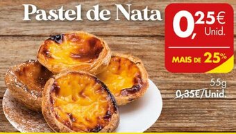Pingo Doce Pastel de Nata 55g promoção