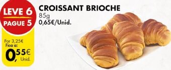 Pingo Doce Croissant Brioche 85g promoção