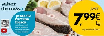 Pingo Doce Posta de Corvina Fresca promoção