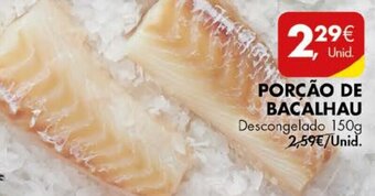 Porção de Bacalhau 150g