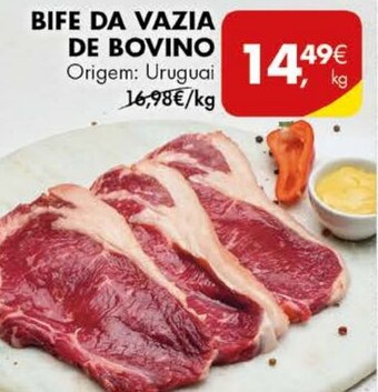 Bife da Vazia de Bovino