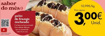 Pingo Doce Peito de Frango Recheado promoção