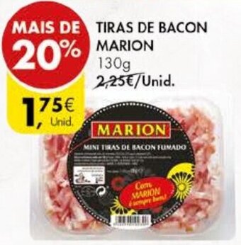 Pingo Doce Tiras de Bacon Marion 130g promoção