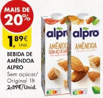 Pingo Doce Bebida de Aveia Alpro 1lt promoção