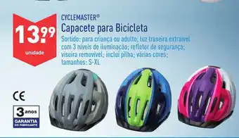 Cyclemaster Capacete para Bicicleta S-XL