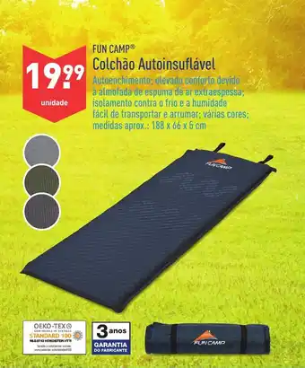 ALDI Colchão Autionsuflável 188x66x5cm promoção