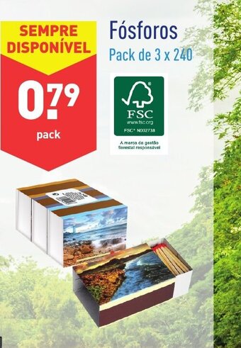 Fósforos Pack de 3x240