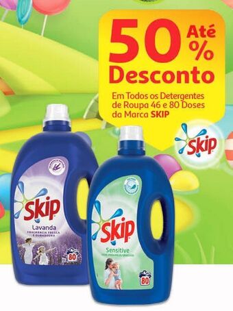 Auchan Det. roupa máq. liquído skip promoção
