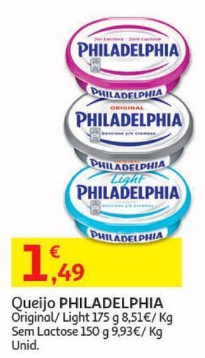 Auchan Queijo philadelphia promoção