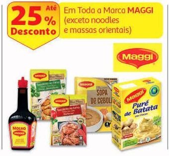 Auchan Puré de batata maggi promoção