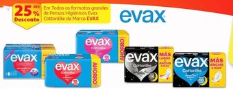 Auchan Pensos higiénicos evax promoção