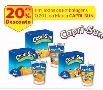 Auchan Refrigerante s/gás capri sun promoção