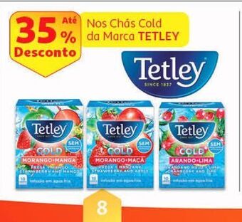 Auchan Infusão frio tetley promoção