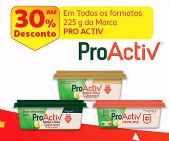 Auchan Creme vegetal pro active promoção