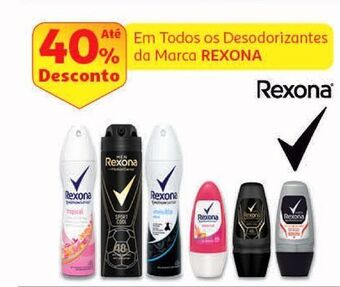 Auchan Deo spray rexona men promoção