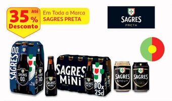 Auchan Cerveja preta sagres promoção
