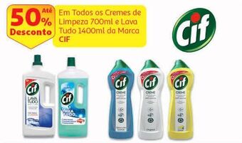 Auchan Creme limpeza cif promoção
