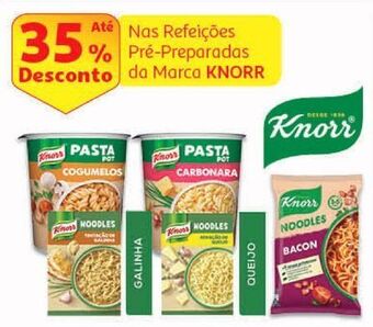 Auchan Massa noodles knorr promoção