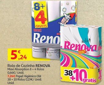 Auchan Papel higiénico renova promoção