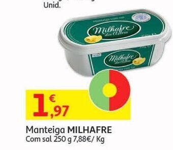 Auchan Manteiga milhafre:c/sal 250 g promoção